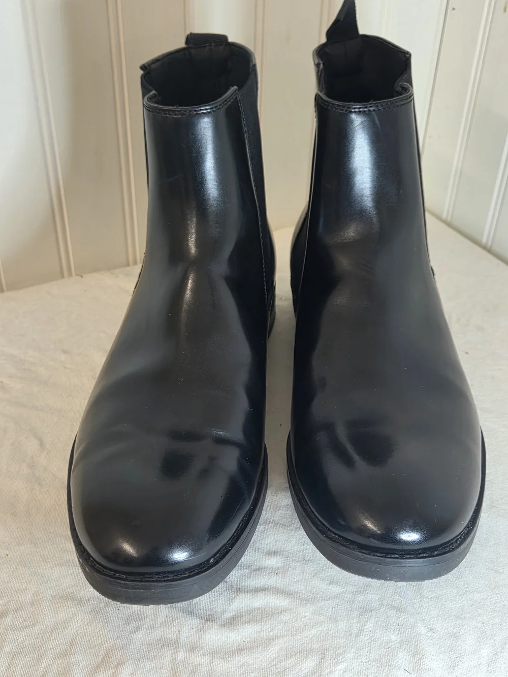 Alfani Luka Black Leather Chukka Boots